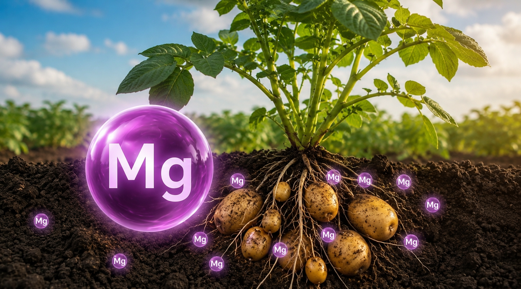 Magnez (Mg) – centrum cząsteczki chlorofilu